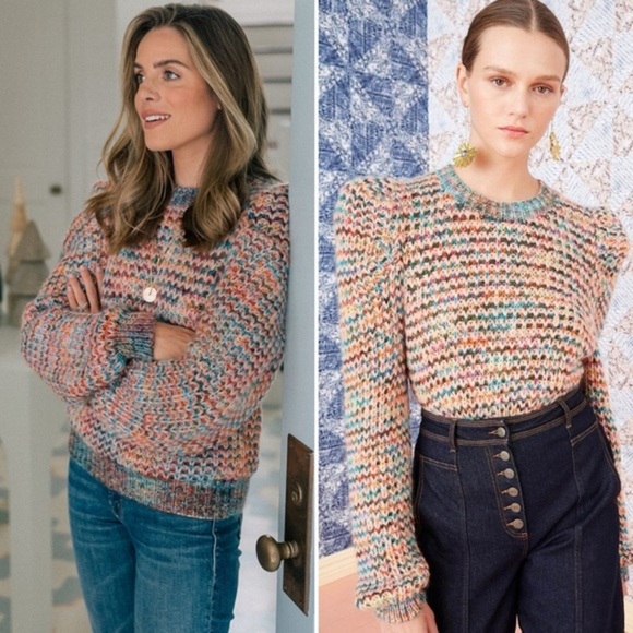 Ulla‎ Johnson Rosina Sweater in Rainbow Size M/L or Medium / Large Wool Mohair - Picture 1 of 13